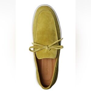 Allen Edmonds Santa Rosa Suede Leather Slip On Loafers Mens Sz 8.5D Citron
